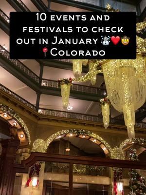 Colorado here are 10 events in January 2025 to check out! 🤠❄️☃️🏔️ Did you know it is a Colorado tradition to leave the Christmas lights up until the end of the National Western Stock Show? Can’t wait for all the January festivities!  #denvercolorado #thingstodocolorado #explorecolorado #coloradocheck #coloradoevents #nationalwesternstockshow #coloradoadventures #xgamesaspen 