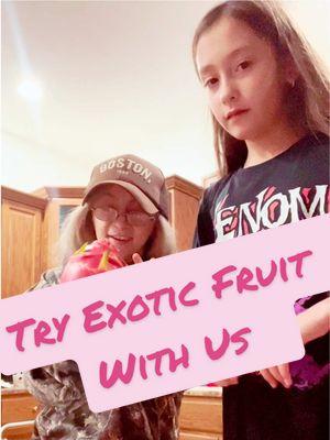 What Exotic fruit should we try next ?! #fyp #foryoupage #4upage #tinytexie #32yearoldmom #motheranddaughtergoals #littlepeoplebigworld #lovethesemoments #momof1 