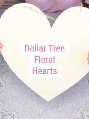 🌸💖 Just crafted this beautiful floral heart using a wooden piece from Dollar Tree, some pretty paper, and ribbon—perfect for adding a touch of love to my decor! #DIYValentines #DollarTreeCrafts #loveshackfancy #shabbychic #oliviasromantichome #dollartree #dollartreediy #ValentinesDay 