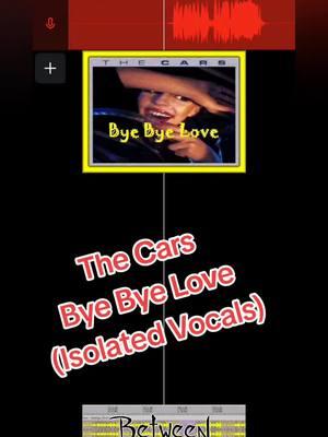 The cars - Bye Bye Love (Isolated Vocals) #thecars #byebyelove #benjaminorr #isolatedvocals #studiomagic #newstudio #studiotracks #thanksforwatching @Charliesnorkie 