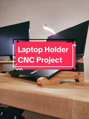 Laptop Holder made on CNC. Don't forget to Like 👍 follow Learn how to build amazing pieces of furniture by visiting my Etsy shop. Download Woodworking plans with step by step instructions. Click in Bio or Links below  DIY Plans available. click in Bio for more details or paste the following link in your browser  https://etsy.me/3h3CnaR https://linktr.ee/casarojawoodworking Planos de Carpinteria y bricolaje. Link en Bio Para Mas detalles o copia los links de Arriba #casarojawoodworking #Woodworking #handcraft #DIY  #hechoamano #woodcrafted #casarojawoodworking #Woodworkingcnc #Carpinteria #bricolaje #woodcraft #carpinteriafina #cnc #solidworks #cncowners #desktopsetup #laptopholder #homediy #solidworks #cncprojects