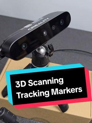 I've descended down the rabbit hole of 3D scanning and have arrived here; tracking markers! #TechMakesArt #3dscanning #3dprinting #creality 