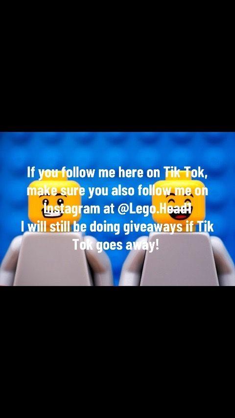 Just in case we lose Tik Tok, I will still be doing monthly give aways showing Lego builds and purchases, Lego news on my insta account. #legostarwars #legotiktok  #lego  #legofan  #fyp  #foryou  #legosets  #harrypotterlego  #starwarslego  #legotiktoker  #disney  #disneylego