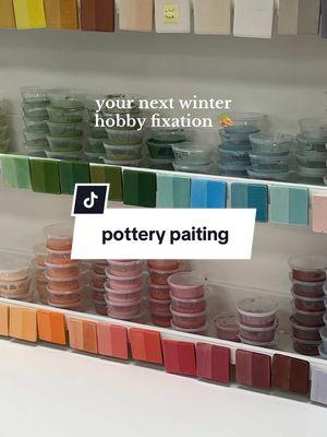 the most therapeutic ✨ #winterhobby #potterytiktok #potterypainting #craftyhobbies #potterypaintingideas 