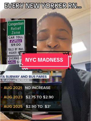 TRUTH IS WE ARE TIRED BOSS… #nyccongestionpricing #mya #nyc 