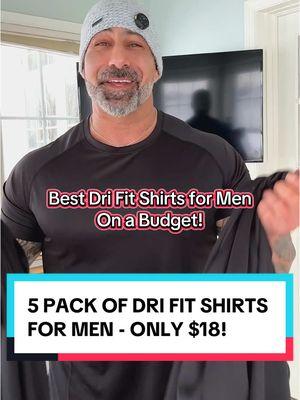 Replying to @quadzillanon 5 pack of black dri fit shirts for men for only $18!! Grab a set at this great price! . . #drifit #drifitshirts #athleticshirts #tshirt #menstshirt #gymshirt #workoutshirt #gymgear #treasurefinds #ad #TikTokShopHolidayHaul #GiftGuide #spotlightfinds #TTSDelightNow #giftideasforhim  #giftideasforher #TTSLevelUp #TikTokShopLastChance #TikTokShopNewYearNewAura #TikTokShopCreatorPicks 