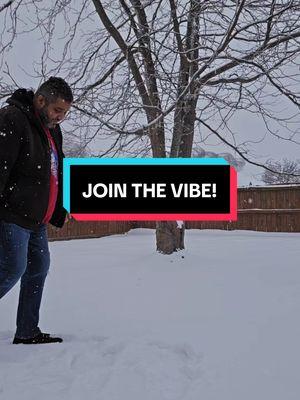 It's snowing! Enjoy everyday you wake up! Join the VIBE! DC @Donna Elle Media  #genx #over40 #dancing #viralvideo #snowday #crazymanstan #crazymanfam #teaminstanity 