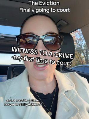 UPDATE-Finally after 4 years we’re heading to court- you can watch the series The Eviction for in depth details. #courtcase #crime #witnessincourt #whatismylife 