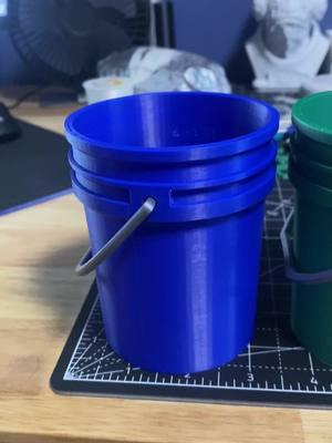 My Mini Bucket is free to download right now on @Thangs3D with my commercial option dropping in a few days. Let me know what you think.  #bucket #homedepot #lowes #acehardware #menards #3dprinting #maker #3dprinter #3dprint #3dprinted #3dprints #fun 