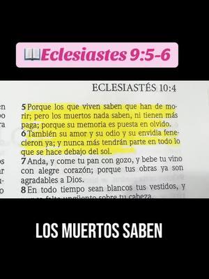 Eclesiastes 9:5-6 #hagamosviralajesus #biblia #Cristo #Dios #paratuvida #eclesiastes956 #bendicionesparatodos 