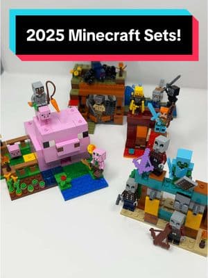 Every LEGO Minecraft Set released so far in 2025 . . Special thanks to the LEGO Ambassador Network for sending me these sets to review. All opinions are my own. . . . #legominecraft #scdude1999 #legoreview #rlfm #legocollector #legocollection #legotiktok #legotiktoker 