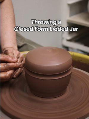 This month on our online membership, we have a new course that teaches you to make these closed form lidded jars. I am in love with throwing these forms and hope you will join me at the wheel with this project. If joining a membership is not your vibe, we also have an option to purchase the course and it does not expire so you can revisit the lessons over and over until you have a village of lidded jars. #pottery #ceramics #handmade #clay #art #ceramic #ceramicart #stoneware #potterylove #wheelthrown #handmadepottery #handmadeceramics  #tableware #contemporaryceramics #potterystudio #artist #glaze #potter #potterylife #potteryteacher #potterythrow #potterythrowing #jar #ceramicjar #handmadejar #closedformliddedjar #pottersoftiktok #potterytutorial #potterylesson #potteryhowto 