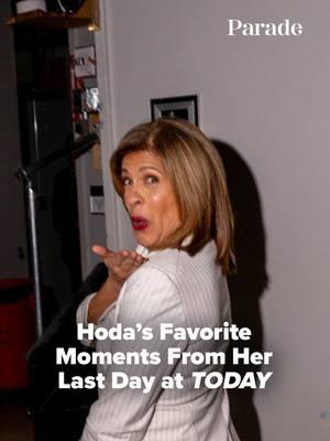 "I feel like I have a blender of emotions going off around me like a tornado," Hoda said of her last moments as co-host of #TODAY. For details on Hoda's plans to continue making appearances at TODAY, head to our link in bio for the exclusive interview.⁠ #hodakotb #hoda #todayshow