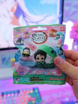 Demon Slayer x Bandai - Charmacaron Series. They look deliciously adorable.  @Bandai Toys & Collectibles #bandai #blindbags #demonslayer #tokito #nezuko #tanjiro #obanai #mitsuri #sanemi #rengoku #gashapon #blindbox #unboxing 