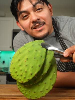 Nopales as a midnight snack. I can't believe what this tastes like! #nopales #cactus