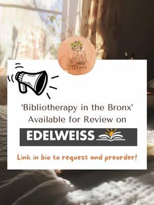 Thank you so much to this amazing community for preordering my debut book Bibliotherapy in the Bronx!  Your support means the world to me, and I am so grateful for every message, email, and outreach I’ve received. I’m doing my best to respond to everyone personally.  I also want to address a question I’ve been getting often: while Bibliotherapy in the Bronx is not available for review on NetGalley, it is available to review on Edelweiss!  You can find the link to request the advanced digital copy and preorder the book at the link in my bio.  Thank you again for being part of this journey with me! Happy Friday, book friends 📚🥰 • • • #LiterapyNYC #BibliotherapyinTheBronx #BlackTherapist #LatinxTherapist #DebutAuthors  #advancedreaderscopy  #advancedreadercopy  #arcbooks  #arcbook  #Bibliotherapy #Bibliotherapist 