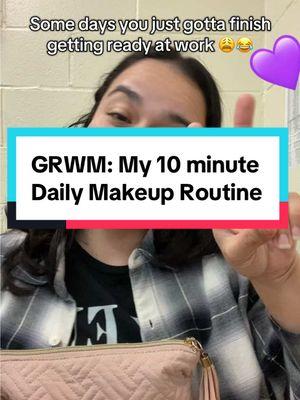 My 10 minute daily makeup routine! I’m exhausted but SO HAPPY it’s Friday! 🙌🏼❤️. Products Used: Concealer: @e.l.f. Cosmetics  Mascara: @Maybelline NY  Brows: @NYX Professional Makeup  Blush: @Huda Beauty  Lipstick: @Fenty Beauty  Lipgloss: @Tower 28 Beauty  . Decided to record & edit this in the TT app today just in case LOL! We’ll see what happens 😩😂.  . . #grwm #MakeupRoutine #makeup #10minutemakeup #fentybeauty #elf #hudabeauty #maybelline 