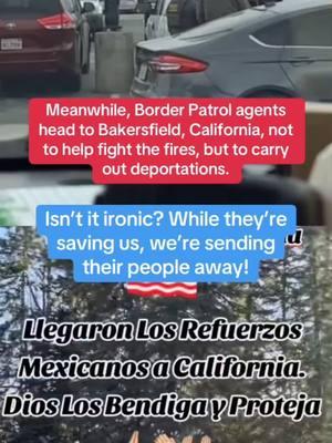 Proud of my Mexico 🇲🇽🦅 No nos quieren pero sin la ayuda de los mexicanos no mas no la hacen 👏#bomberosmexicanos🇲🇽 #california #viralllllll #payers #fyp #la #firefighter 