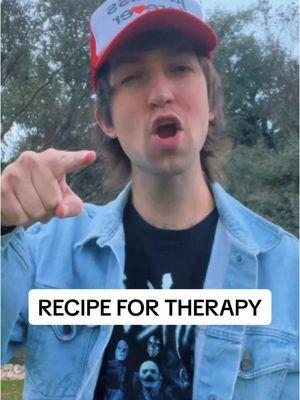 RECIPE FOR THERAPY - OUT NOW. Let’s talk about it 🖤 #poppunk #poppunkmusic #newmusic #poprock 