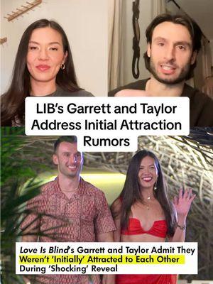 Garrett sets the record straight about his initial reaction to Taylor! #dearshandy #loveisblind #netflix #loveisblindseason7 #taylorandgarrett #couplegoals #interview