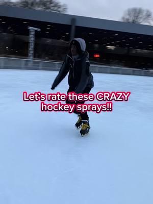 Rating these CRAZY hockey sprays‼️  #IceSkating #iceskate #iceskater #sk8teforthelab 