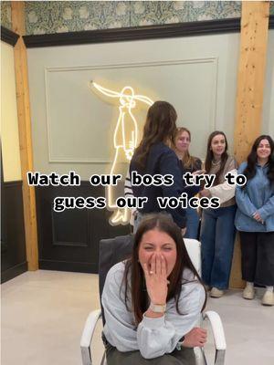 Let’s see if Kylee (the boss) can guess our voices! #guessthevoice #officegames #officegirls 