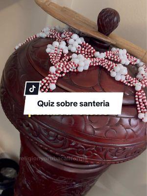 Conocimiento general de la santería! Puedes resolver todas? Coméntanos cuantas preguntas adivinaste! #santeria #quiz #quiztime #babalawo #santero #california #ifa #orula #obatala #elegua #shango #oshun #yemaya #estadosunidos #parati #viral