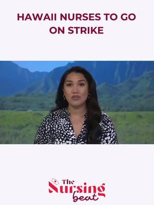 Thousands of Hawaiian nurses have called for strikes at Queen's Medical Center, the largest hospital system in Hawaii. The Hawaii Nurses Association confirmed plans for a 3-day strike, starting January 13, at the Queen’s Manamana and Queen’s West locations.  #NurseNews #HealthcareNews #NursesonTikTok 