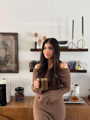 Jummah Mubarak 🤎 #happyfriday #morningreset #morningcoffee #coffeebar #athomecoffeebar #coffeelover #breville 