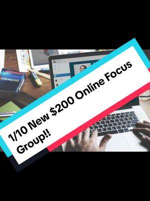 1/10 New $200 Online Focus Group!!#extraincome #workfromhome #sidehustles #makemoneyonline #fypage #fypage #makemoney #focusgroups 