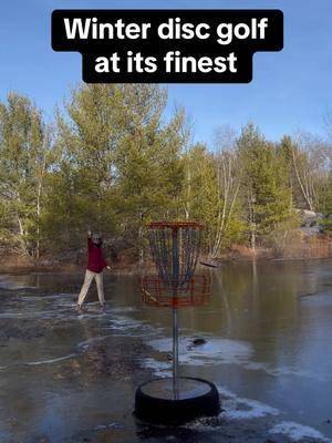 Send to someone who can’t putt #discgolf #frolf #Outdoors #winter 