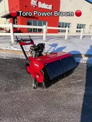 The Toro Power Broom is a multi-purpose broom with applications for every season. From brushing away snow to clearing debris and dethatching grass, this broom has landscape contractors needs covered year-round! ☀️🍂❄️ 🔥 Patented commercial power steering offers effortless maneuverability with the pull of a trigger 🔥 Variable speed technology - 6 forward and 2 reverse speeds with shift-on-the-fly transmission 🔥 Kohler Command Pro Multi Season engine - air intake rotates at 180 degrees for multi-season use 🔥 Independent control levers allow simultaneous engagement of ground drive and broom for easy handling  #crownstoneequipment #toro #landscape #equipment #SnowClearing 