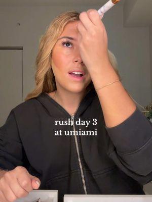 grwm for rush day 3 at umiami 🩵 #fyp #umiami #sororityrecruitment #rushootd #grwmstorytime #collegelife #universityofmiami #philanthropyround #rushadvice @Moroccanoil @Kiehl's Since 1851 @Haus Labs by Lady Gaga @Charlotte Tilbury @Fenty Beauty @RHODE @Patrick Ta Beauty @Huda Beauty @Dunkin' 