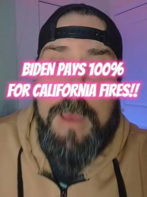 Biden Gives 100% #california #wildfires #californiawildfires #news #trendingnews #headlinenews #usatiktok 