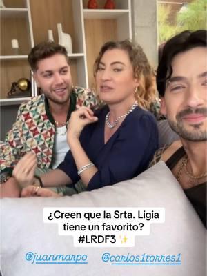 😍😍 Me encanta su relación. Más de esto, por favor. ¿Creen que la Srta. Ligia tiene un favorito? #lrdf3 #lareinadelflow3 #charlyflow #detrasdecamaras #bts #carlostorres 