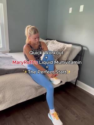 When you need a little morning workout boost, MaryRuth’s is here for you!🤗 #MaryRuths #MaryRuthOrganics #workoutboost #morningexercise  #morningworkout #liquidvitamins #maryruthsvitamins 