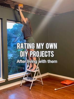 How do I feel about my DIY projects after living with them for while??? Which projects should I rate next?? #diyhome #girlswhobuild #homeprojects 