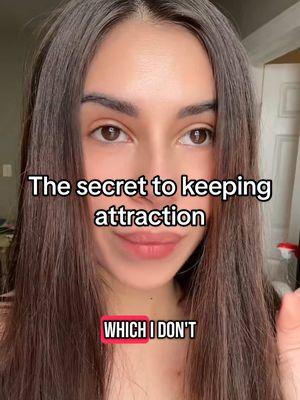 The secret to keeping attraction in relationships is not tangible; it’s a mindset of not ever needing anyone bc past conditioning tells otherwise and takes us back to familiar past, even if we attract a good thing, we won’t be able to keep it #lawofattraction #beliefchange #manifestrelationships #attractgoodpeople #manifestsp #howtokeepattraction #beliefsystem #notenoughness #codependency #dontneednobody #manifesting #lawofassumption #mindsetshift 