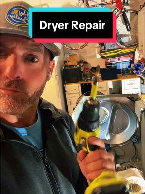 Dryer repair without know how to repair a dryer. #louisiana #coullioncrew #dryer #repair 