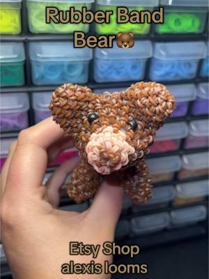 Rainbow loom bear🐻 This is one of my favorite animals. I love love the brown. It is my absolute favorite 🤩  ———————————————— #bear #bears #bearsoftiktok #brownbear #polarbear #blackbear #rainbowloom2020 #rainbowloombracelets #rainbowloom #rainbowloom2021 #rainbowloom2022 #rainbowlooming #rainbowloomtutorials #rainbowlooming2023 #rainbowlooms #game #crafts #crafty #etsyshop #GRWM #giveaway #giveback  #rubberband #rubberbands #loomstaroftheweek #loomstarnomination 