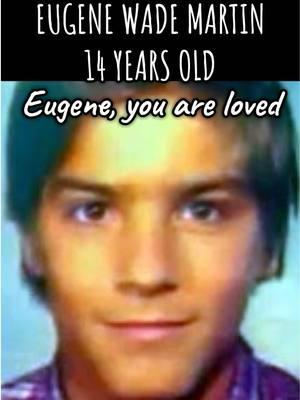 EUGENE WADE MARTIN Eugene was last seen between 5:30 and 6:00 a.m. on August 12, 1984 in his hometown of Des Moines, Iowa. He was preparing to start delivering his morning newspaper route at the time. He normally delivered the papers with his older stepbrother, but his stepbrother was not with him that day. Witnesses saw Eugene talking to a man between 5:00 and 5:15 a.m. at southwest 12th Street and Highview Drive. The man is described as clean-cut, and he appeared to be in his thirties. He has never been identified. They were reportedly engaged in friendly conversation. Eugene's route manager called his family at approximately 7:15 a.m. to report that Eugene's newspaper sack had not been retrieved from the corner of southwest 14th and Highview Streets. The manager called the family back 15 minutes later around 7:30 a.m. and reported that the papers were still unclaimed. Eugene's father then called the authorities. Eugene has not been seen nor heard from again. Eugene disappeared from the same vicinity where John Gosch was last seen in 1982. It is not known if the two cases are related, but both boys were newspaper carriers in the Des Moines area. Eugene enjoyed football, fishing, skating, watching television and playing video games at the time of his disappearance. His father and stepmother divorced sometime after he went missing, and now both of his parents are deceased. His case remains unsolved. #missing #missingboy #missingchild #teen #eugene #gene #eugenemartin #iowa #whathappened #unsolved #unsolvedmysteries #unsolvedcasefiles #mystery #truecrime #truestory #truecrimeanytime #truecrimeanytime #crimestory #desmoinesiowa #iowa #johnnygosch #stolen #innocence #mystery #coldcase #prayers #angels #fy #fyp #fypシ #fypシ゚viral #boost #boostofhope #boosted #boostthis 