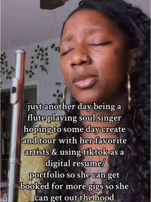 Maybe reposting my old videos will rally the troops and bring yall to my IG so we can be friends for longer .... #erykahbadu #flutetok #flutist #azizalove #neosoul #jazz #jazzmusician #soulmusic 