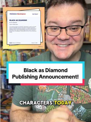 I can’t wait for you all to read Black as Diamond by U.M. Agoawike next year!!! @Bindery #BookTok #books #announcement #binderybooks 