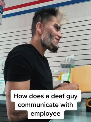 This is how I went viral when I first started on social media. And yes, my beard was dyed, but it was fading. #Deaf #deaftalent #deaflove #deaftiktok #deafproblems #deafcommunity  #deafawareness #asl #cochlearimplant #signlanguage #hearingaid 