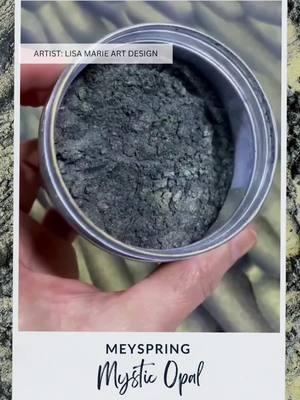 ✨ Add extra dimension to your 3D art with MEYSPRING Mystic Opal! ✨ 😎 This unique mica pigment powder has a multitude of hidden undertones that will take you by surprise at every angle! Check out this neat sculpted panel @lisamarie.artdesign has "painted" using Mystic Opal! .. #MeyspringPigments #MeyspringMysticOpal #ResinEpoxy #DiyResin #DiyDecor #DesignVibes