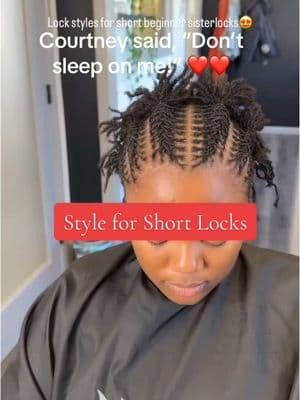 She snapped. Y’all better know it! ##Stylist #Hairstylist #Sisterlocks #Microlocs #Boundaries #locs #Locstyles #Sisterlockjourney 