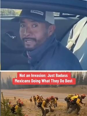 Not an Invasion: Just Badass Mexicans Doing What They Do Best! #la #malibu #wildlife #fire #fires #lacounty #california #pacificalisades #losangeles #CaliforniaFires #PrayForCalifornia #SouthernCalifornia #californiafires2025 #lafires #borderpatrol #bakersfield #bakersfieldcalifornia #inmigrantes #imigration #lamigra #deportation #mexican #mexico #mexicofirefighters #bomberosmexico #Appalachia #appalachianmountains #help #CapCut 