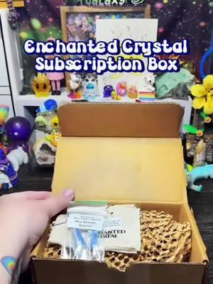 My monthly subscription from @Enchanted Crystal with some gem meanings #crystaltok #healing #crystalproperties #unboxing #unboxingvideo 