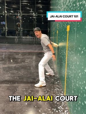 JAI-ALAI COURT BREAKDOWN!! Here’s all you need to know about where the world’s fastest ball sport is played☄️💪 #jaialai #sports #miami #catch #rally #tour #tutorial 