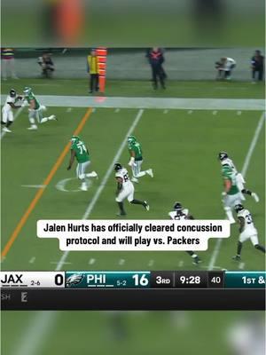 How many points do the Eagles beat the Packers by on Sunday?? #jalenhurts #concussionprotocol #nflnews #NFLPlayoffs #greenbaypackers 